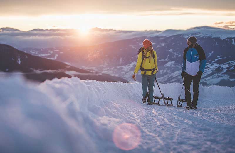 Rodeln und Winterwandern