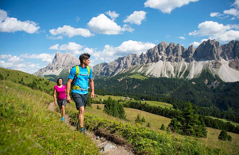 Wandern und Spazieren