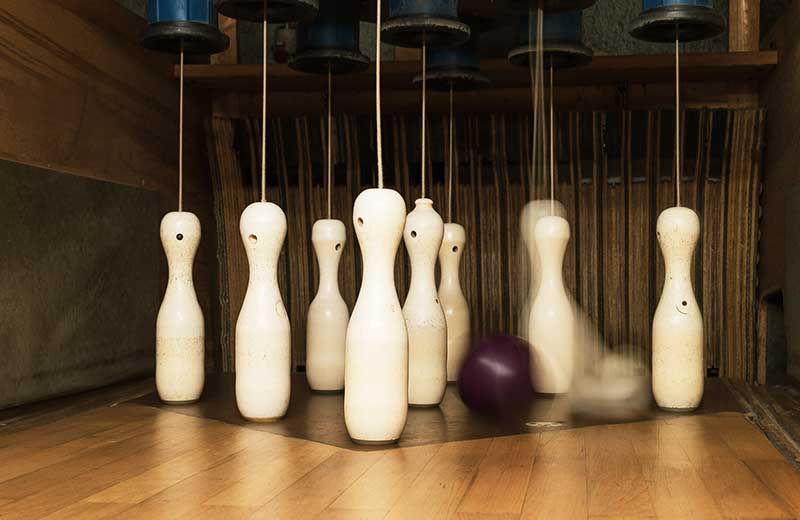 Tennis- und Kegelsport